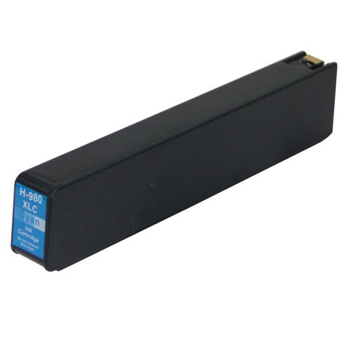 Compatible Premium Ink Cartridges 980XLC High Yield Cyan Remanufacturer  Inkjet Cartridge - for use in HP Printers - Main Image