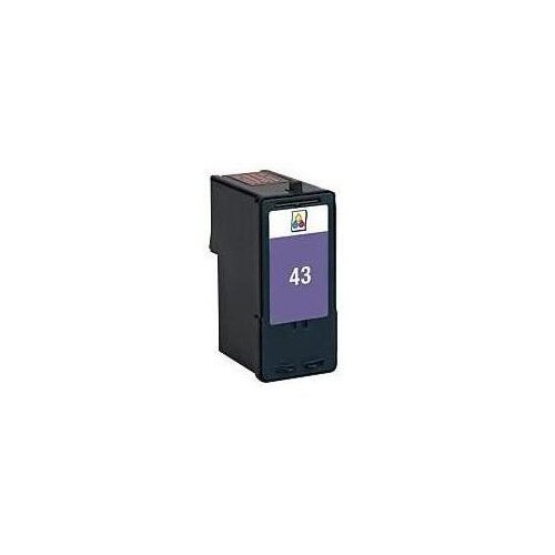 Compatible Premium Ink Cartridges No.43 (18Y0143) 3C Remanufactured Inkjet Cartridge - for use in Lexmark Printers - Main Image