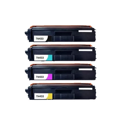 Compatible Premium 4-Pack TN443 Toner Combo [1BK,1C,1M,1Y] - for use in Brother Printers - Main Image