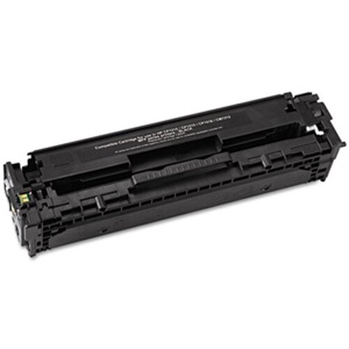 Compatible Remanufactured HP CC530A Black Toner Cartridge - Compatible with Canon CART318B CART418B - Main Image