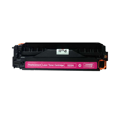 Compatible Remanufactured HP CC533A Magenta Toner Cartridge - Compatible with Canon CART318M CART418M - Main Image