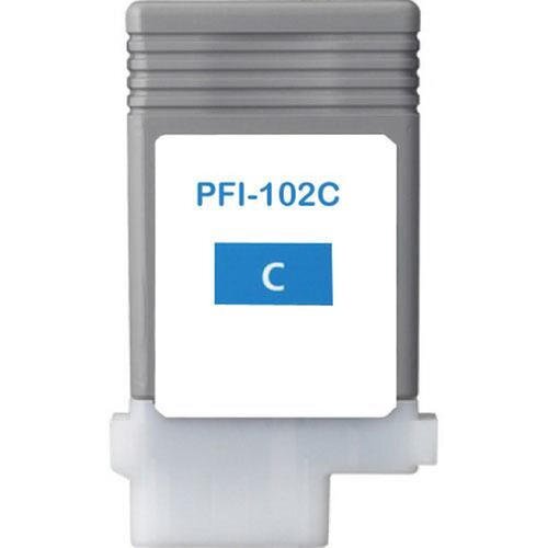 Compatible Canon PFI-102 Cyan Wide Format Ink - Main Image