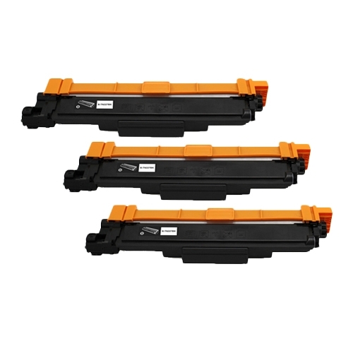 Compatible 3 x TN253BK Black Toner Cartridge - for use in Brother Printers - Main Image