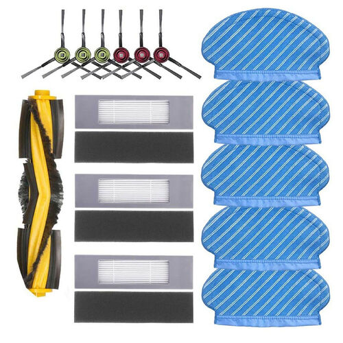 Filters Side Brushes Mop Cloths Accessories Kit For Ecovacs Deebot Ozmo 950 920 - Main Image
