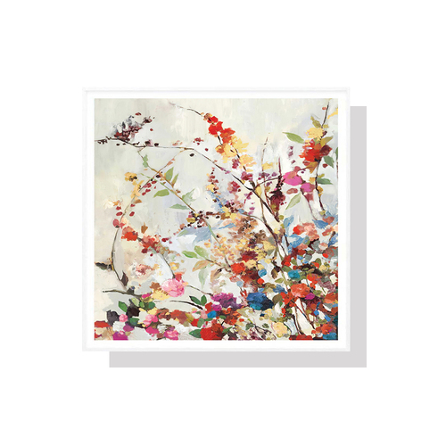 Wall Art 50cmx50cm Coming Spring Square Size White Frame Canvas - Main Image