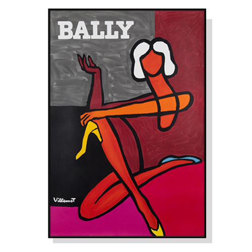 Wall Art 50cmx70cm Fashion Woman Black Frame Canvas - Main Image