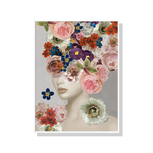 Wall Art 40cmx60cm Foolish in Love I White Frame Canvas - Main Image