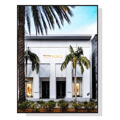 Wall Art 60cmx90cm Fashion Store Black Frame Canvas - Main Image
