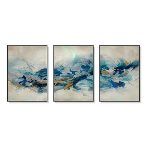 Wall Art 70cmx100cm The Universal 3 Sets Black Frame Canvas - Main Image
