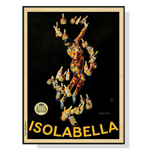 Wall Art 40cmx60cm Isolabella Black Frame Canvas - Main Image
