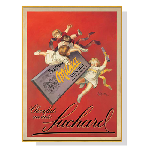 Wall Art 90cmx135cm Milka chocolates by Suchard Gold Frame Canvas - Main Image