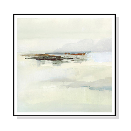 Wall Art 70cmx70cm Atmospheric Edge Black Frame Canvas - Main Image