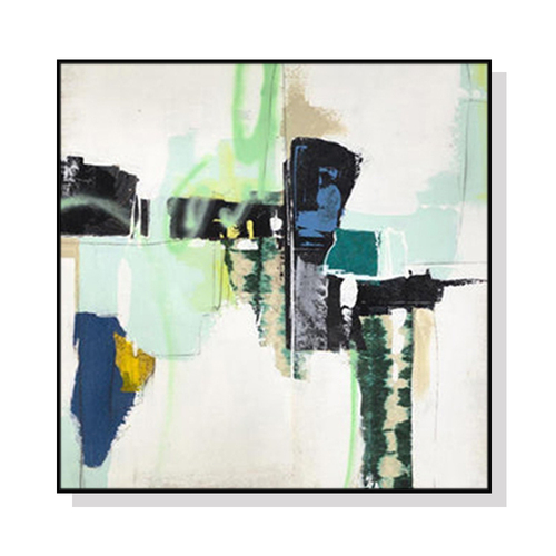 Wall Art 70cmx70cm Hard Truth Black Frame Canvas - Main Image