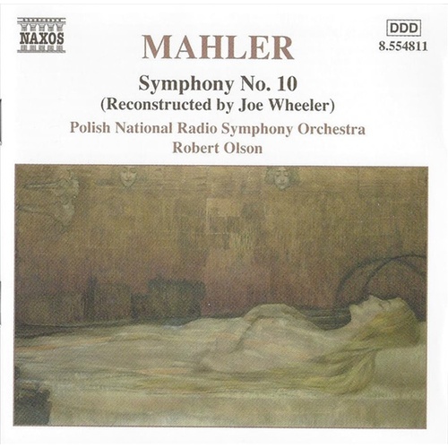 Mahler Symphony No 10 Whe - De Wit/ Polish National Rso Cd Album - Main Image
