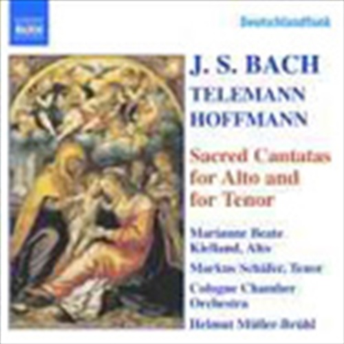 Bach Sacred Cantats For Alto A - Hoffmann, Telemann Cd Album - Main Image