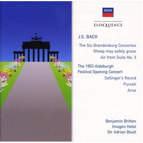 Bach: Brandenburg Conc - Britten, Benjamin Cd Album - Main Image