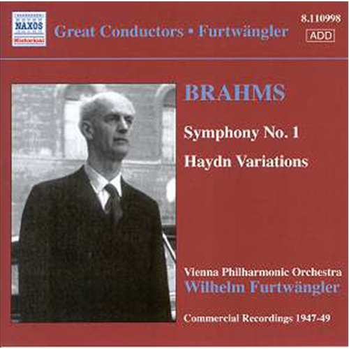Brahms Symphonyno 1 - Vienna Philharmonic Cd Album - Main Image