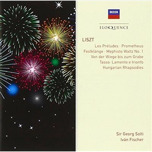 Liszt: Tone Poems Hungarian Rh - Solti, Sir Georg: Ivan Fischer Cd Album - Main Image