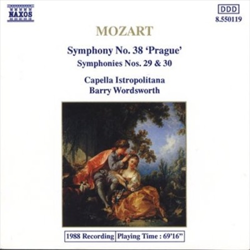 Mozart Symphonies 29 30 3 - Worsworth/Capella Istropolit Cd Album - Main Image
