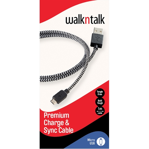 Charge Sync Cable Micro USB Black - Main Image