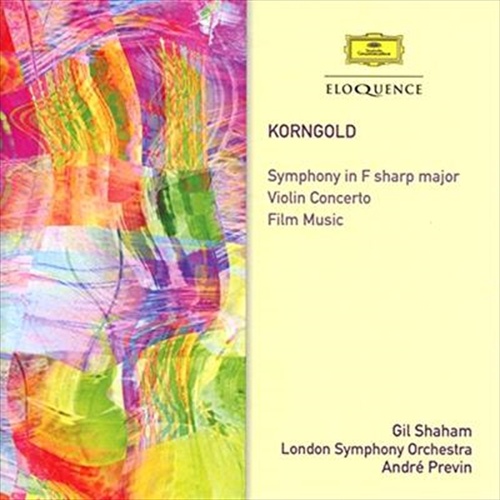 Korngold: Symphony: Violin Con - Shaham, Gil: Andre Previn Cd Album - Main Image