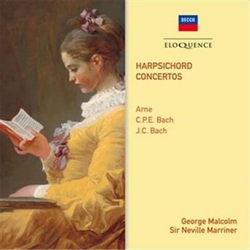 Harpsichord Concertos - Malcolm, George And Cpe Arne Cd Album - Main Image