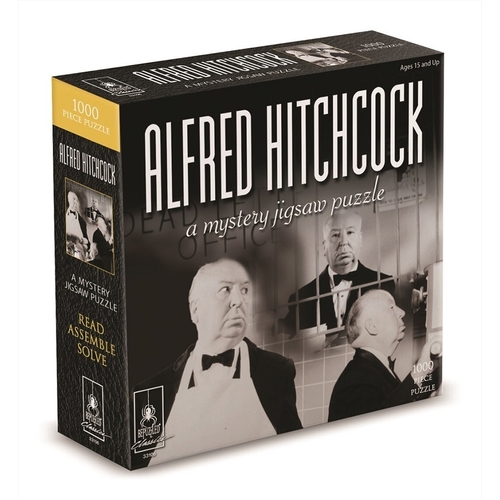 Alfred Hitchcock With Book - 1000 Piece Puzzle - Main Image
