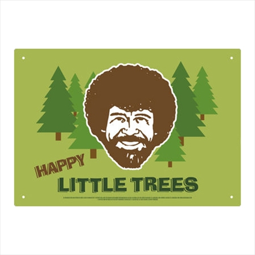Bob Ross - Happy Trees Tin Sign - Main Image