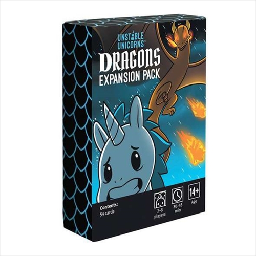 Unstable Unicorns Dragons Expansion Card Game - Main Image