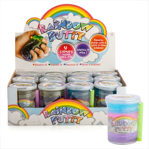 Rainbow Putty - Stress and Squish Toy - Main Image