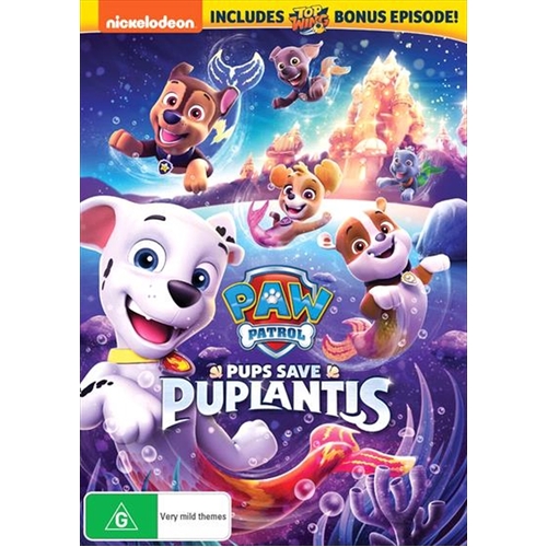 Paw Patrol - Pups Save Puplantis DVD - Main Image