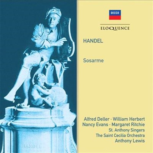 Handel: Sosarme - Lewis, Anthony Cd Album - Main Image