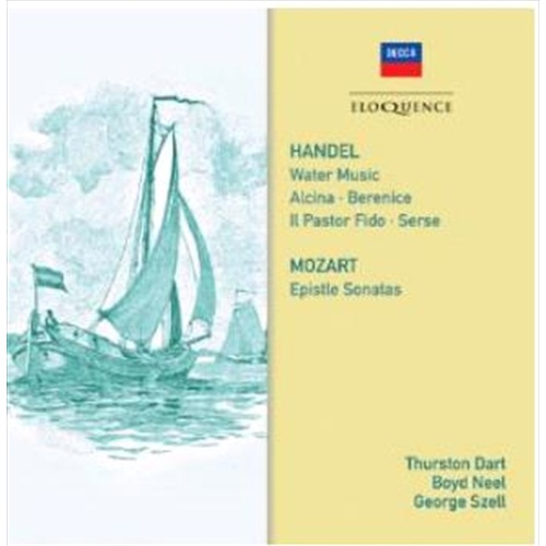 Handel: Water Music; Mozart: E - Dart, Thurston: Philomusica Of Lond Cd Album - Main Image