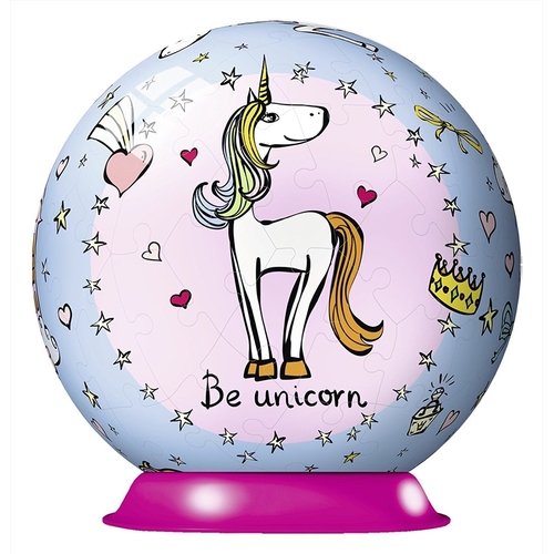 Unicorn Puzzleball 72 Piece 3D Puzzle - Main Image