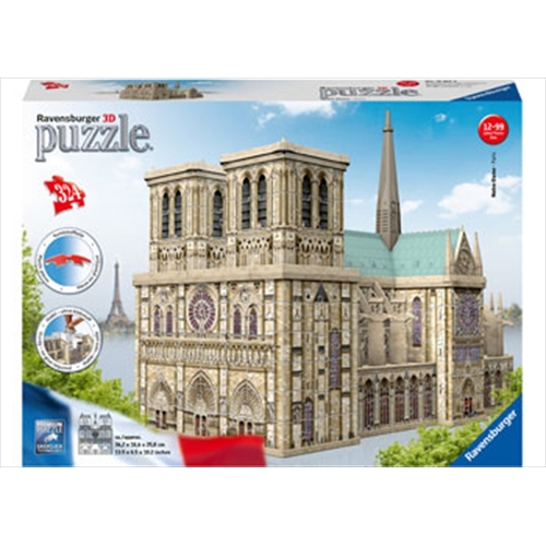 Notre Dame 3D Puzzle 216 Piece - Main Image