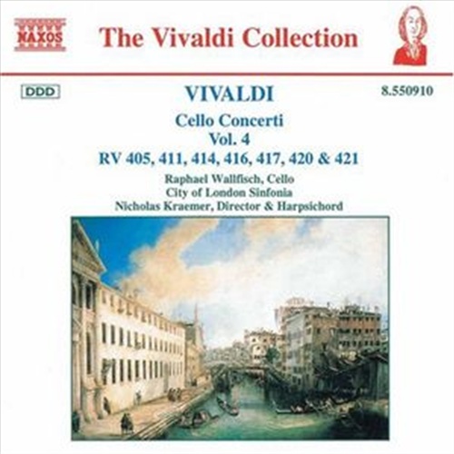Vivaldi:Cello Concerti Vo - Wallfisch/Cityo Cd Album - Main Image