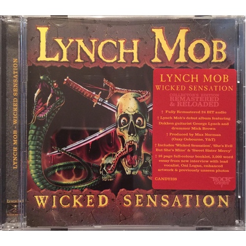 Wicked Sensation: Remastered - Lynch Mob Cd Album - Main Image