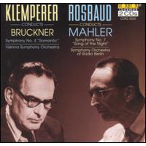 Symphony 7 / Symphony 4 Romant - Bruckner: Mahler: Wiener Symphonike Cd Album - Main Image