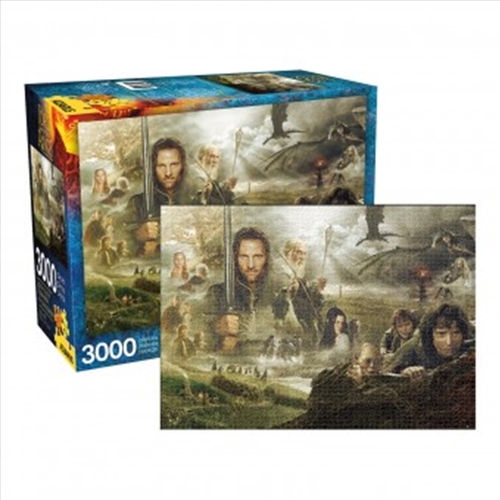 Lord Of The Rings Saga - 3000 Piece Puzzle - Main Image