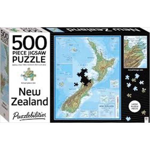 New Zealand - 500 Piece Puzzle - Main Image