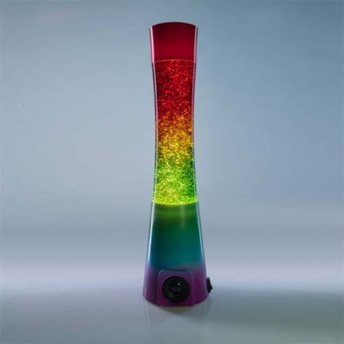 Rainbow Glitter Speaker Lamp - Main Image
