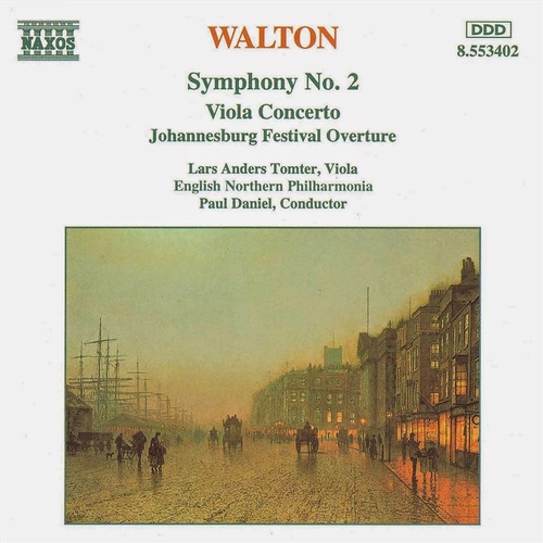 Walton:Symphony No.2/Viola Cto - Daniel/Tonter/E Cd Album - Main Image