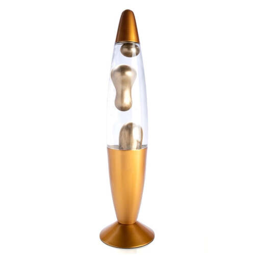 Gold Metallic Magma Motion Lamp - Main Image