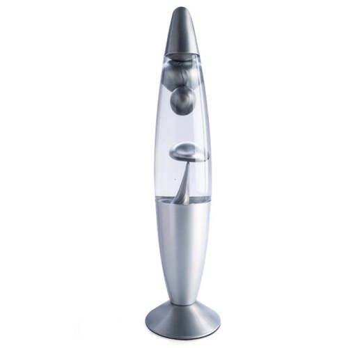 Silver Metallic Magma Motion Lamp - Main Image