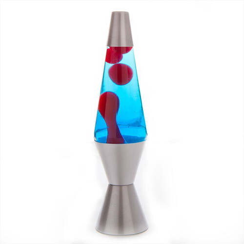 Silver/Red/Blue Diamond Motion Lamp - Main Image