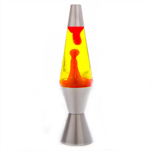 Silver/Red/Yellow Diamond Motion Lamp - Main Image