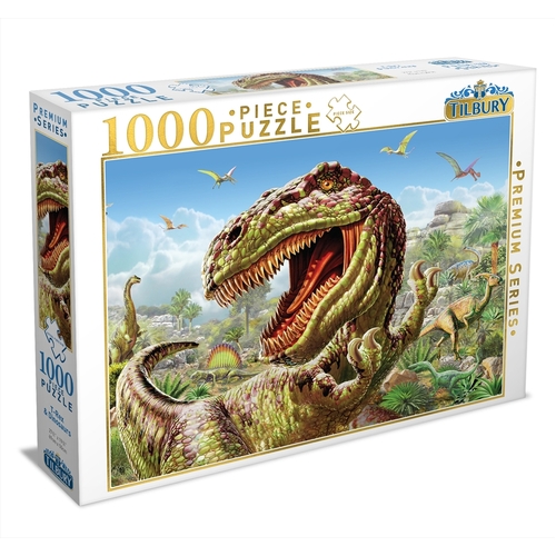 T Rex And Dinosaurs 1000 Piece Puzzle - Main Image