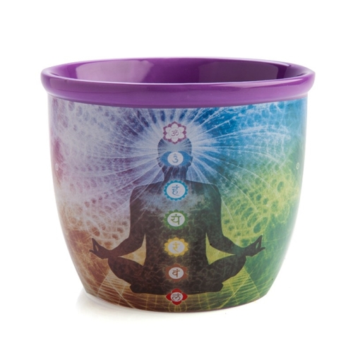 Wild Scents Chakra Ceramic Smudge Bowl - Main Image