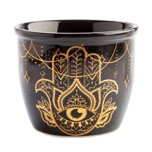 Wild Scents Hamsa Ceramic Smudge Bowl - Main Image