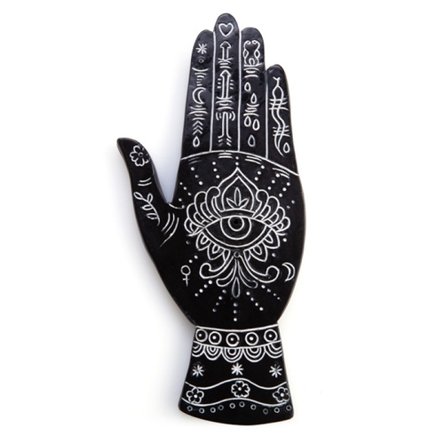 White Palmistry Incense Burner - Main Image